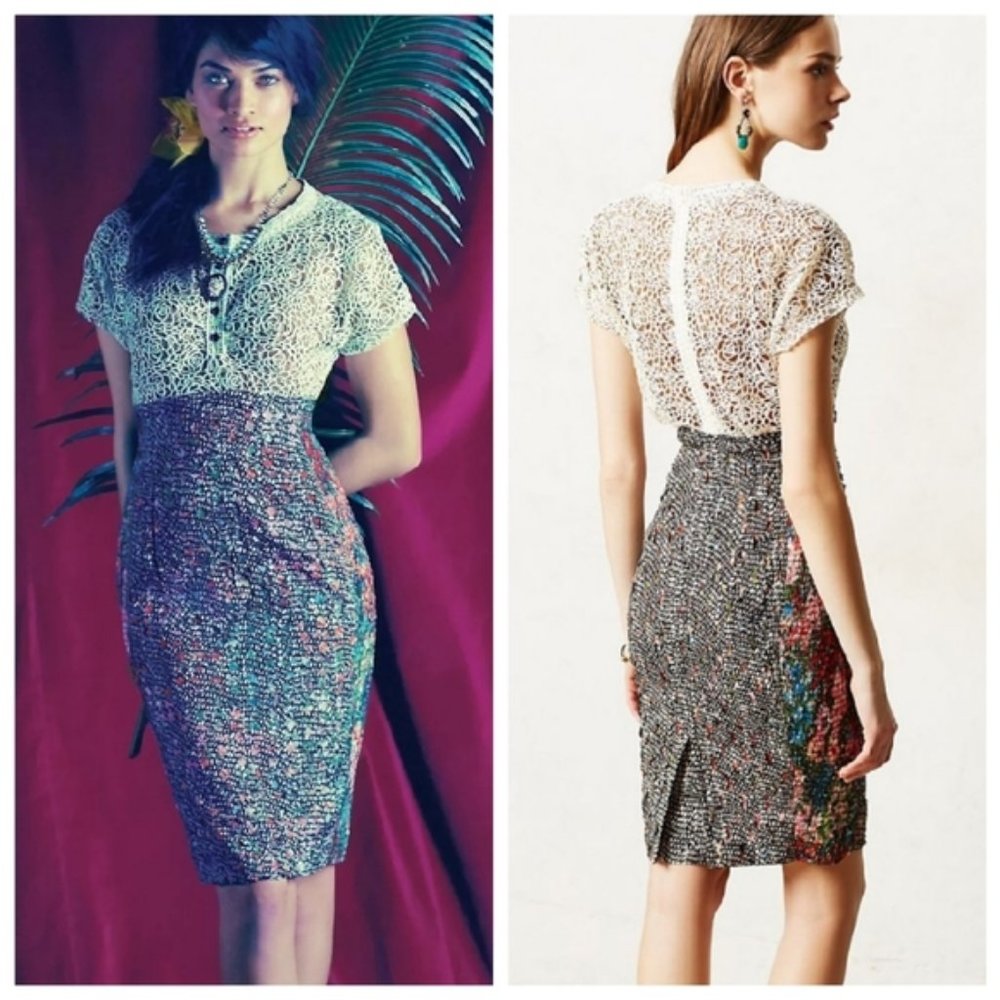 Byron Lars Beguile Lace Study Dress - 10